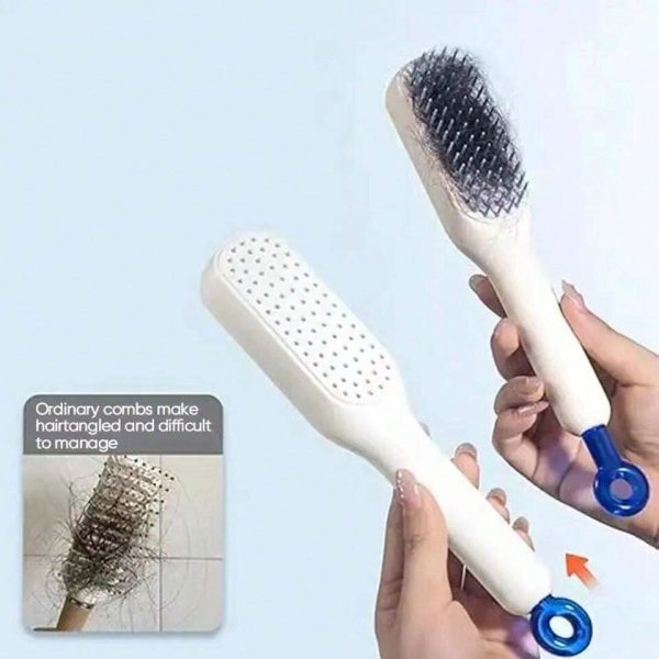 Self-Cleaning Hair Comb